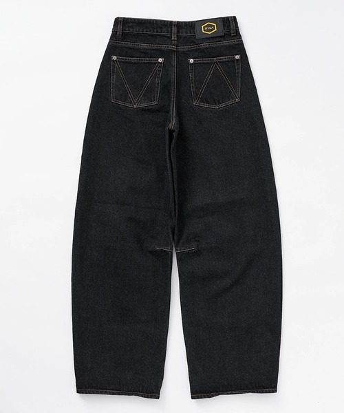 RVCA(ルーカ)の「RVCA/ルーカ RECESSION DENIM PANTS BG043701(その他パンツ・レディース・ブラック/ライトインディゴブルー・M/S)」の5枚目の写真