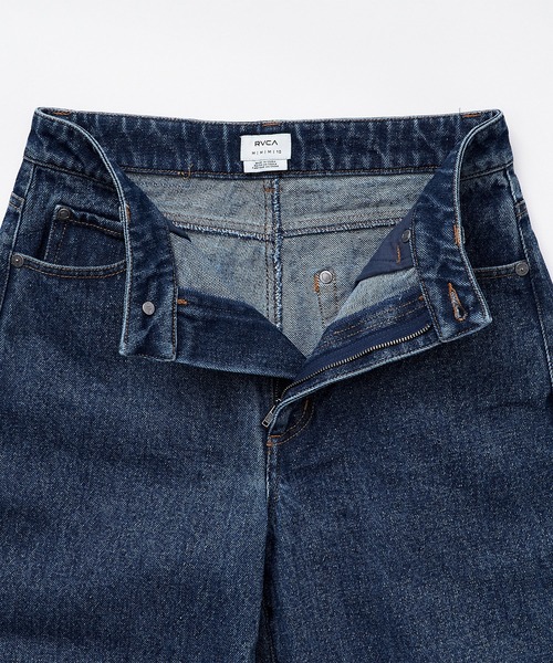 RVCA(ルーカ)の「RVCA/ルーカ RECESSION DENIM PANTS BG043701(その他パンツ・レディース・ブラック/ライトインディゴブルー・M/S)」の8枚目の写真