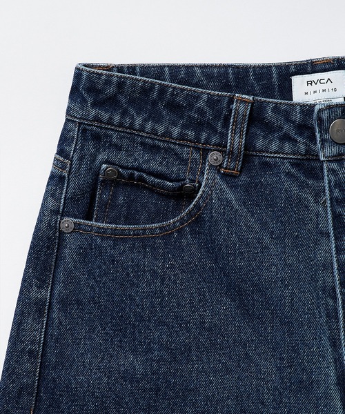 RVCA(ルーカ)の「RVCA/ルーカ RECESSION DENIM PANTS BG043701(その他パンツ・レディース・ブラック/ライトインディゴブルー・M/S)」の9枚目の写真