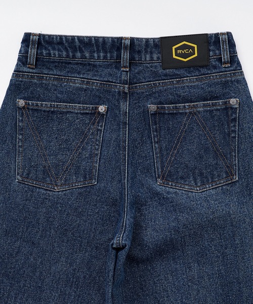 RVCA(ルーカ)の「RVCA/ルーカ RECESSION DENIM PANTS BG043701(その他パンツ・レディース・ブラック/ライトインディゴブルー・M/S)」の10枚目の写真