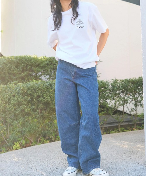 RVCA(ルーカ)の「RVCA/ルーカ RECESSION DENIM PANTS BG043701(その他パンツ・レディース・ブラック/ライトインディゴブルー・M/S)」の15枚目の写真