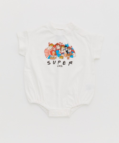Ocean&Ground(オーシャン&グラウンド)の「FUN! FUN! FUN!プリントボディシャツ(その他ベビーウェア・キッズ・ブラック/ライム/レッド/ホワイト/キナリ/イエロー・70/80)」の2枚目の写真