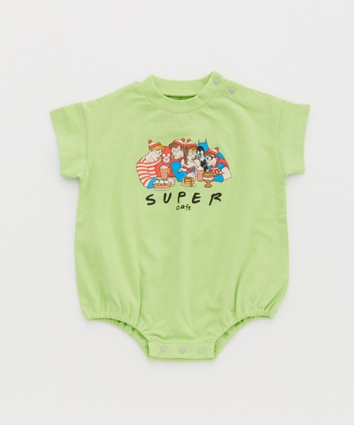 Ocean&Ground(オーシャン&グラウンド)の「FUN! FUN! FUN!プリントボディシャツ(その他ベビーウェア・キッズ・ブラック/ライム/レッド/ホワイト/キナリ/イエロー・70/80)」の4枚目の写真