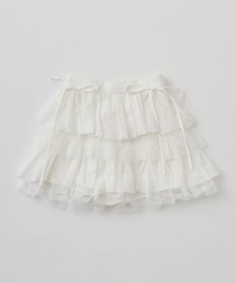 OLIVE des OLIVE | エアリーラッフルティアードミニスカート(スカート)