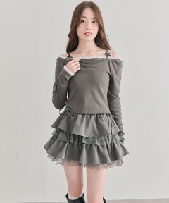 ケミカルデニムミニスカート（デニムスカート）｜Hauls（ハウルズ）の