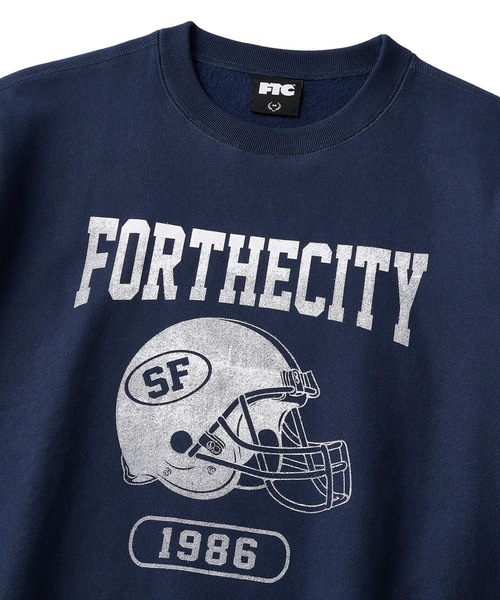 FTC（エフティーシー）の「HELMET CREW NECK（スウェット・メンズ・ネイビー/グレー/その他/ブラック・LARGE/MEDIUM/X-LARGE/SMALL）」の5枚目の写真