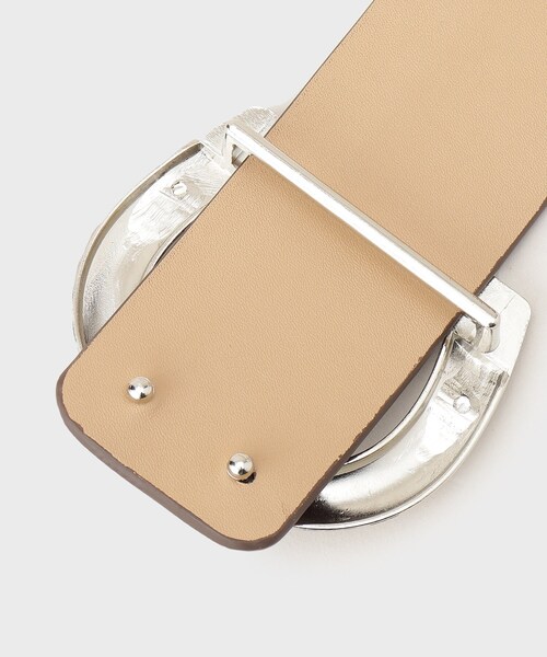 GALLEST（ギャレスト）の「ホースシューバックルベルト（ベルト・レディース・ダークブラウン/ブラック・00）」の5枚目の写真