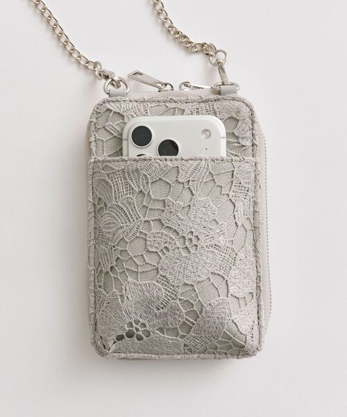 OLIVE des OLIVE（オリーブデオリーブ）の「Aimerianejoieレースマルチショルダー（ショルダーバッグ・レディース・グレー/アイボリー/ブラック・FREE）」の11枚目の写真