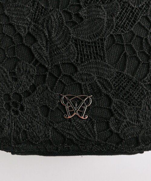 OLIVE des OLIVE（オリーブデオリーブ）の「Aimerianejoieレースマルチショルダー（ショルダーバッグ・レディース・グレー/アイボリー/ブラック・FREE）」の4枚目の写真