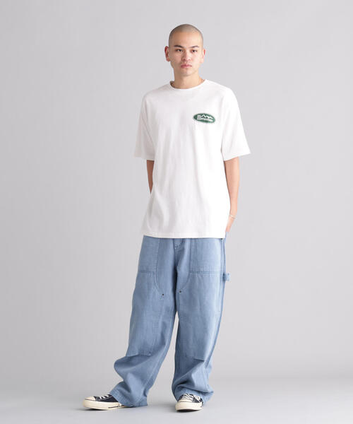 MANASTASH(マナスタッシュ)の「MANASTASH/マナスタッシュ/HEMP CLASSIC TEE ORIGINAL LOGO(Tシャツ/カットソー・メンズ・ホワイト/ブラック/カーキ・L/M/S/XL)」の13枚目の写真