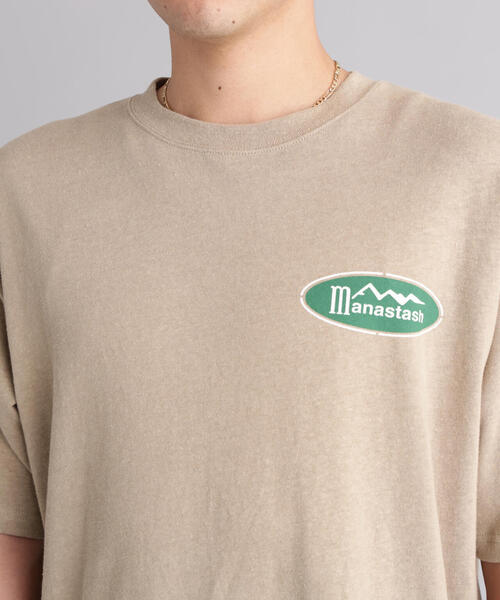 MANASTASH(マナスタッシュ)の「MANASTASH/マナスタッシュ/HEMP CLASSIC TEE ORIGINAL LOGO(Tシャツ/カットソー・メンズ・ホワイト/ブラック/カーキ・L/M/S/XL)」の21枚目の写真