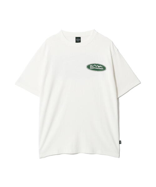 MANASTASH(マナスタッシュ)の「MANASTASH/マナスタッシュ/HEMP CLASSIC TEE ORIGINAL LOGO(Tシャツ/カットソー・メンズ・ホワイト/ブラック/カーキ・L/M/S/XL)」の4枚目の写真