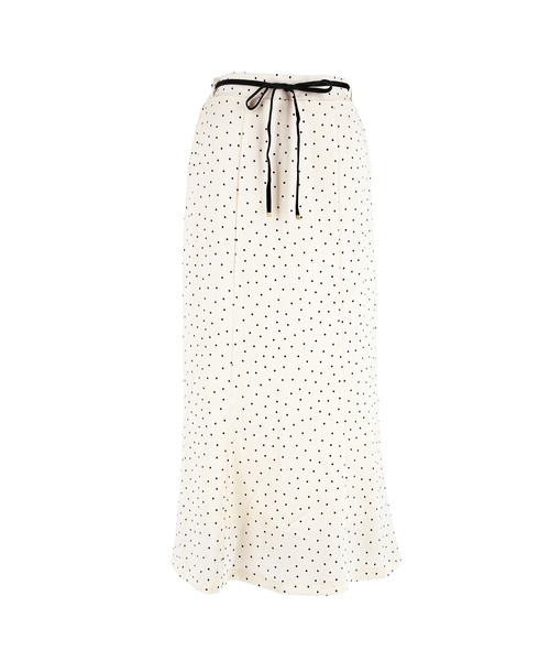 coca（coca）（コカ）の「サッカーサテンナロースカート（スカート・レディース・ブラック/アイボリー・L/S/M）」の22枚目の写真