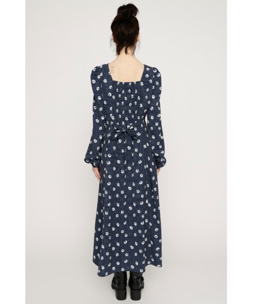 SLY(スライ)の「DOT GARDEN RETRO DRESS ドットガーデンレトロドレス 春服(ワンピース・レディース・レッド系その他/ブラック系その他2/ネイビー系・1/2)」の10枚目の写真