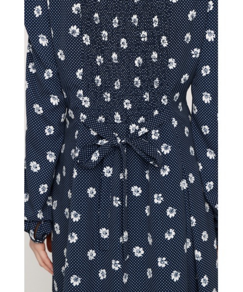 SLY(スライ)の「DOT GARDEN RETRO DRESS ドットガーデンレトロドレス 春服(ワンピース・レディース・レッド系その他/ブラック系その他2/ネイビー系・1/2)」の12枚目の写真