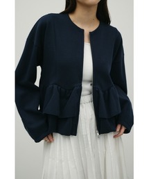 STYLEMIXER（スタイルミキサー）の「ヘムフリルジャケット（ノーカラージャケット）」