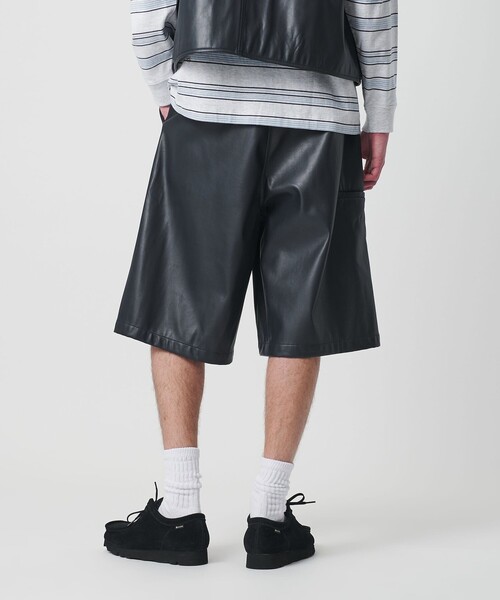 California General Store(California General Store)の「<CGS.>レザー ライク ワーク ショートパンツ(その他パンツ・メンズ・ネイビー・L/S/M)」の3枚目の写真