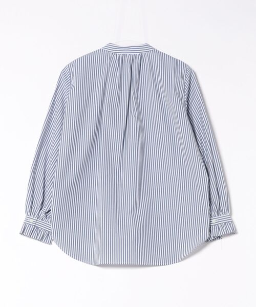 STRAWBERRY-FIELDS（ストロベリーフィールズ）の「T/Cストライプ（シャツ/ブラウス・レディース・ネイビー・2）」の2枚目の写真