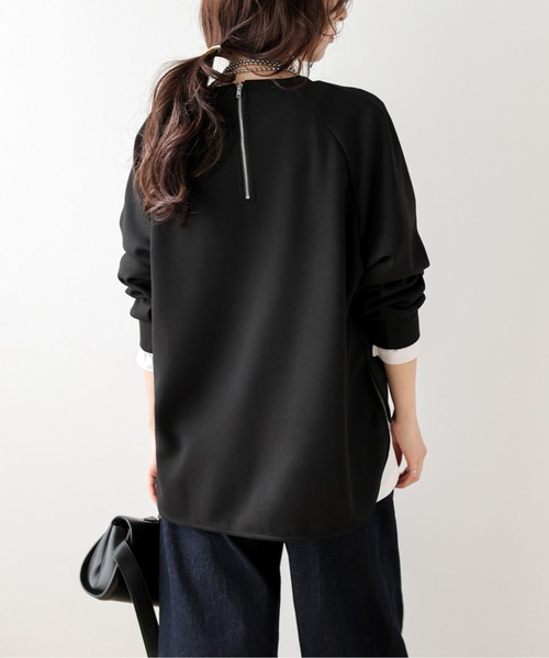 SUGAR BISKET（シュガービスケット）の「バックジップ プルオーバー（Tシャツ/カットソー・レディース・ブラック/ベージュ/グレー・フリー）」の8枚目の写真