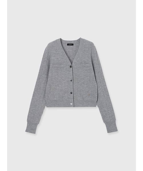 Pon　anuans グレー 長袖カーディガン ánuans 公式サイト｜Cardigan カーディガン