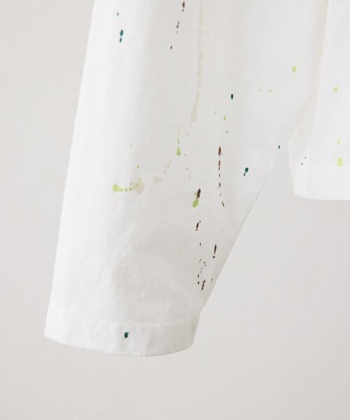 ear PAPILLONNER(イアパピヨネ)の「ペイントTシャツ【SUM1 STYLE×MONT KEMMEL】(Tシャツ/カットソー・レディース・ホワイト/ブラック・FREE)」の16枚目の写真