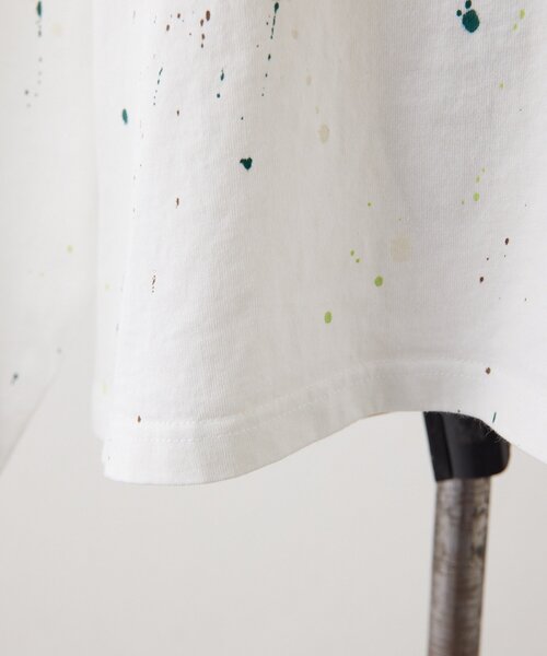 ear PAPILLONNER(イアパピヨネ)の「ペイントTシャツ【SUM1 STYLE×MONT KEMMEL】(Tシャツ/カットソー・レディース・ホワイト/ブラック・FREE)」の14枚目の写真