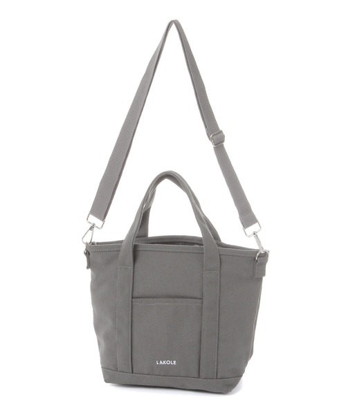 LAKOLE（ラコレ）の「ミニショルダーバッグ / 641297（ショルダーバッグ・レディース・グレー/ブラック・FREE）」の2枚目の写真