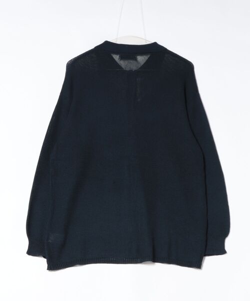 RIKKA FEMME(リッカファム)の「RIKKA FEMME/リッカファム 長袖 ポロシャツ ニット シアー RF6S-2701(ポロシャツ・レディース・ネイビー/ベージュ/ブラウン・FREE)」の12枚目の写真