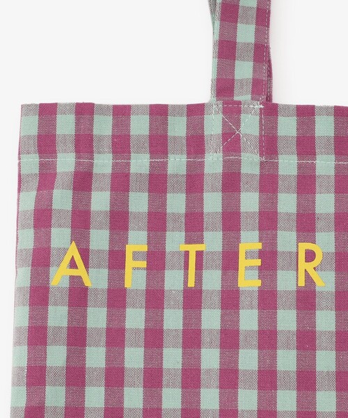 Afternoon Tea（アフタヌーンティー）の「ギンガムチェックトートバッグM（トートバッグ・レディース・パープル・ONE SIZE）」の5枚目の写真