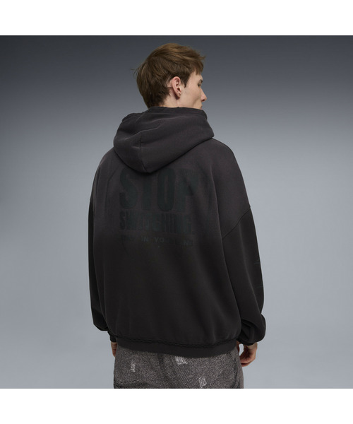 PUMA(プーマ)の「PUMA プーマ メンズ バスケットボール PUMA x ワイルド スピード フーディ FL(パーカー・メンズ・ブラック/オレンジ・MEDIUM/LARGE/SMALL/X-LARGE)」の7枚目の写真