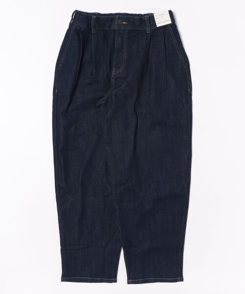 NAVY（ネイビー）の「NAVY マイデニ  タック ワイドテーパードパンツ（デニムパンツ・メンズ・ブルー系2/ブルー系1/ワンウォッシュ/ブラック・XL/L/M/S）」の2枚目の写真