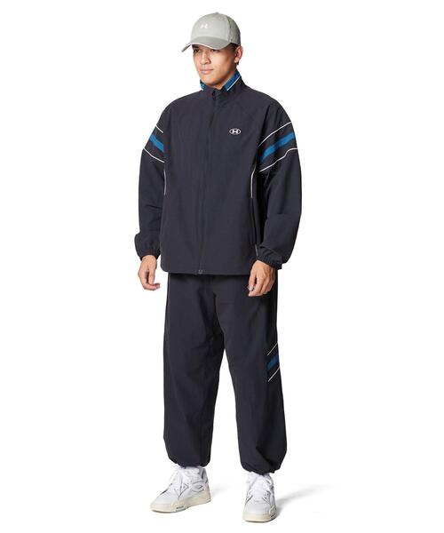 UNDER ARMOUR（アンダーアーマー）の「UAナイロン トラックジャケット（ライフスタイル/メンズ）（その他アウター・メンズ・ブラック・L/XL/M/2XL/S）」の3枚目の写真