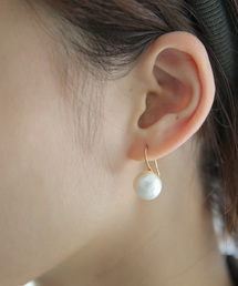 folklore | 【12mm】コットンパールピアス＆イヤリング(ピアス（両耳用）)