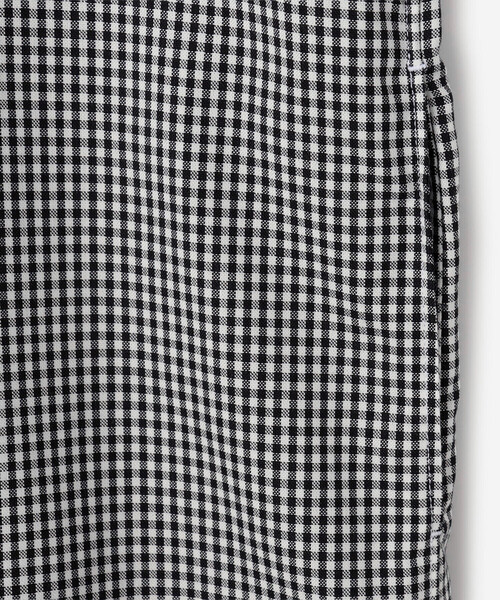 DANTON（ダントン）の「DANTON | ポリオックスフォード シャツワンピース WOMEN（シャツワンピース・レディース・ブラック系その他/グリーン系その他・36）」の7枚目の写真