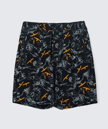 エラスティックナイロンプリントラックスショーツ│ELASTIC NYLON PRINT LAX SHORTS