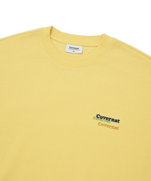 COVERNAT(カバーナット)の「起毛マルチロゴスウェットイエロー(スウェット・レディース・その他・X-LARGE/SMALL/MEDIUM/LARGE)」の8枚目の写真
