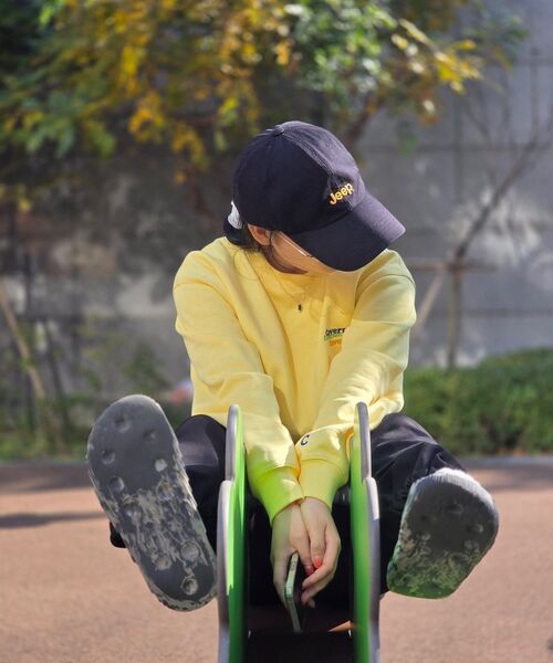 COVERNAT(カバーナット)の「起毛マルチロゴスウェットイエロー(スウェット・レディース・その他・X-LARGE/SMALL/MEDIUM/LARGE)」の2枚目の写真