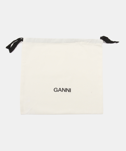 GANNI(ガニー)の「GANNI / ガニー Ganni Bou Bag Small Grained(ハンドバッグ・レディース・ブラック・FREE)」の4枚目の写真