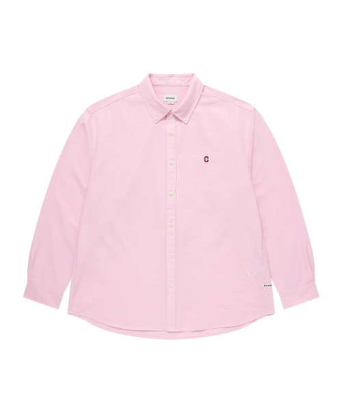 COVERNAT(カバーナット)の「クールマックス Cロゴオックスフォードシャツピンク(シャツ/ブラウス・レディース・その他・SMALL/MEDIUM/LARGE/X-LARGE)」の1枚目の写真