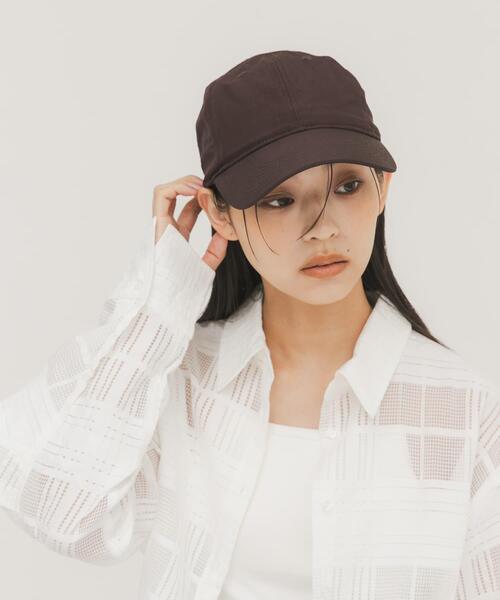 KBF(ケイビーエフ)の「バックコードCAP(キャップ・レディース・ブラック/ダークブラウン・ONE)」の3枚目の写真