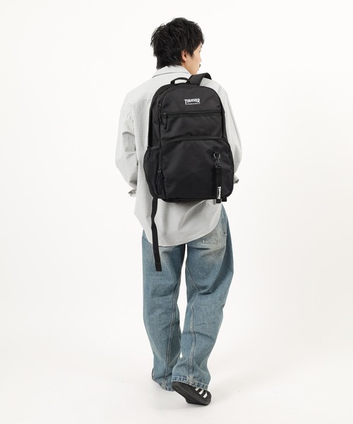 THRASHER(スラッシャー)の「THRASHER BACKPACK30 リュック(バックパック/リュック・メンズ・ブラック×ホワイト/ブラック系・FREE)」の8枚目の写真