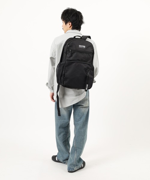 THRASHER(スラッシャー)の「THRASHER BACKPACK30 リュック(バックパック/リュック・メンズ・ブラック×ホワイト/ブラック系・FREE)」の9枚目の写真