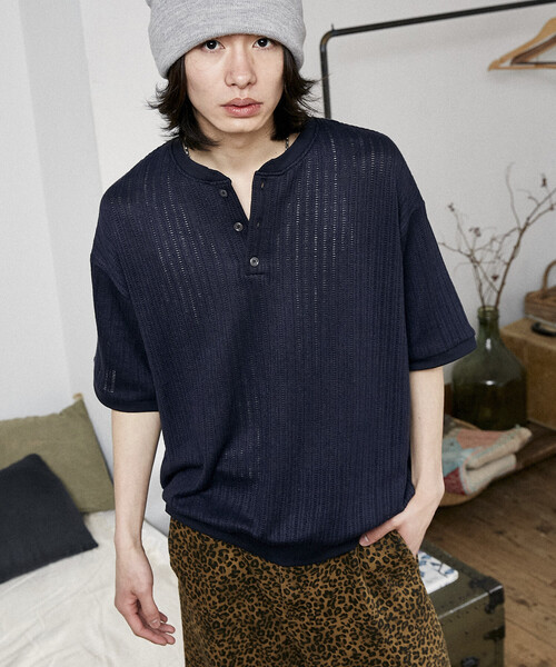 GRANCY】Pierced Damage Knit / ピアスダメージニット（ニット