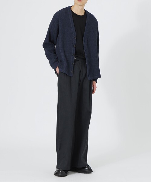 LOVELESS（ラブレス）の「2タックブラックバギーデニム（デニムパンツ・メンズ・ブラック・M/L/S）」の4枚目の写真