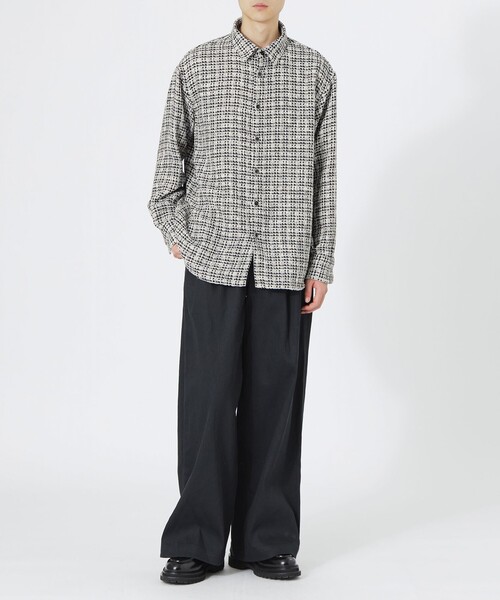 LOVELESS（ラブレス）の「2タックブラックバギーデニム（デニムパンツ・メンズ・ブラック・M/L/S）」の5枚目の写真