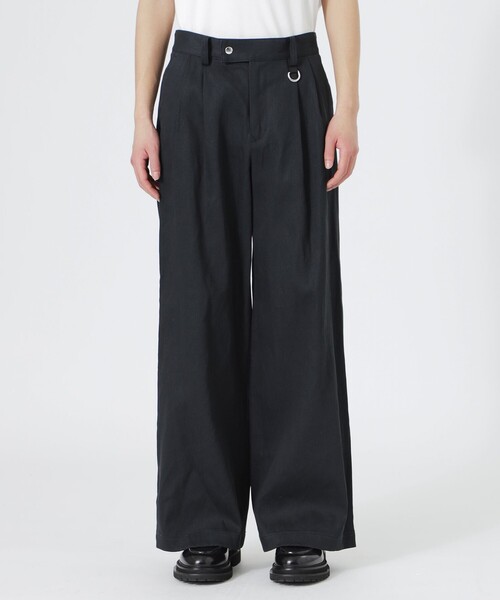 LOVELESS（ラブレス）の「2タックブラックバギーデニム（デニムパンツ・メンズ・ブラック・M/L/S）」の6枚目の写真