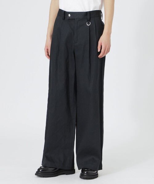 LOVELESS（ラブレス）の「2タックブラックバギーデニム（デニムパンツ・メンズ・ブラック・M/L/S）」の7枚目の写真