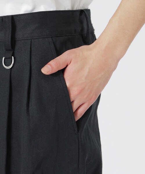 LOVELESS（ラブレス）の「2タックブラックバギーデニム（デニムパンツ・メンズ・ブラック・M/L/S）」の9枚目の写真