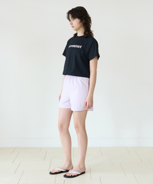 COVERNAT WOMAN(カバーナットウーマン)の「ウーマンアイスストリングクロップ半袖Tシャツブラック(Tシャツ/カットソー・レディース・その他・WS/WM)」の5枚目の写真