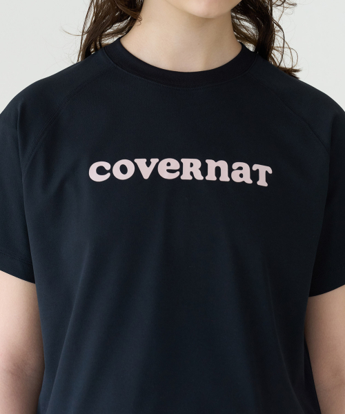 COVERNAT WOMAN(カバーナットウーマン)の「ウーマンアイスストリングクロップ半袖Tシャツブラック(Tシャツ/カットソー・レディース・その他・WS/WM)」の7枚目の写真